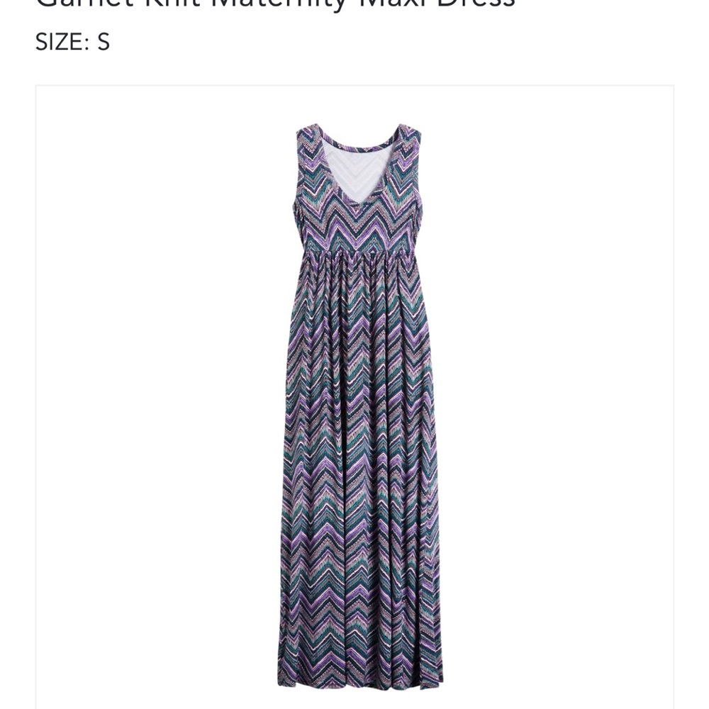Loveappella garnet knit maternity maxi dress